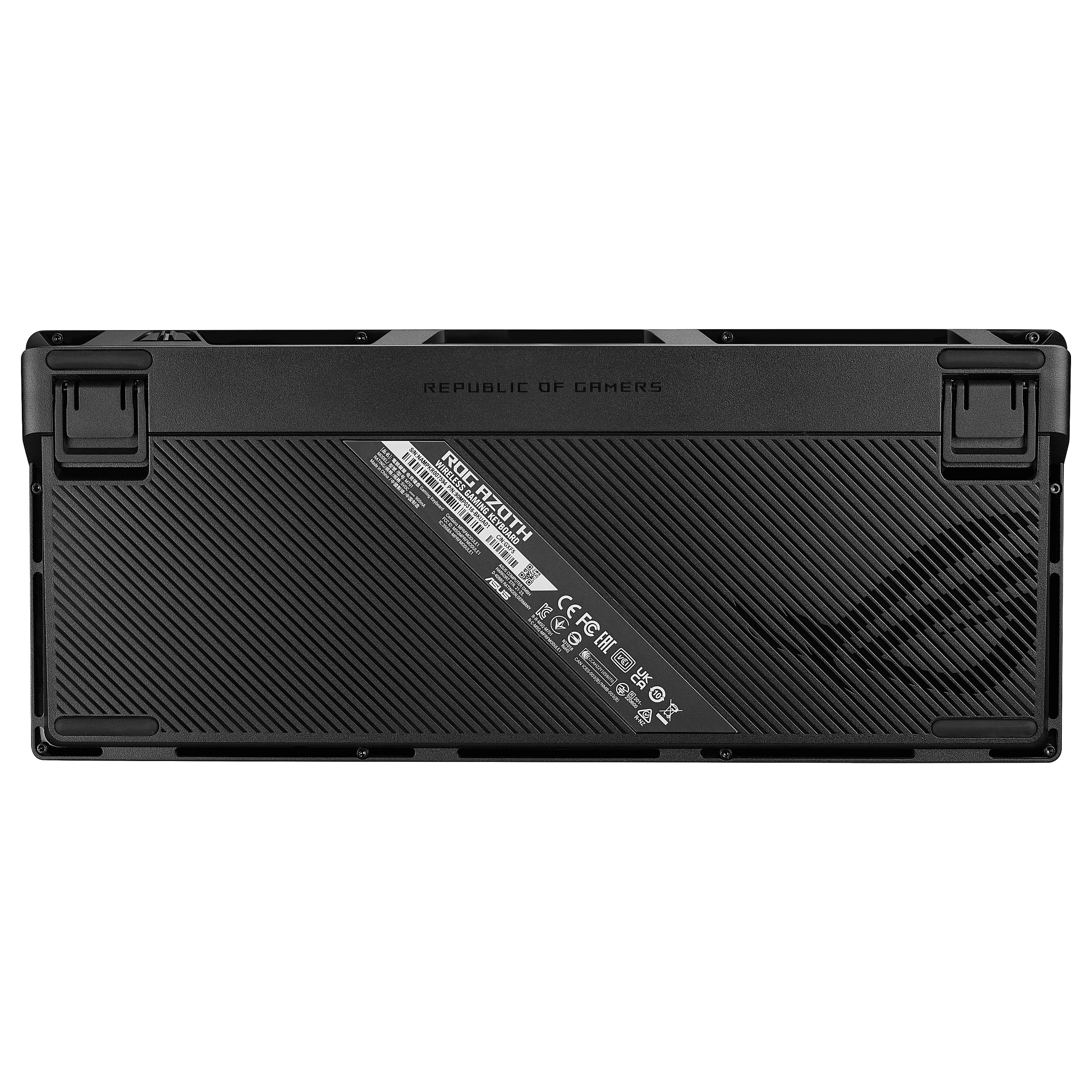 Tastierë Gaming ASUS ROG Azoth / Wired / 75% / ROG NX Red / USB + RF Wireless + Bluetooth / AZERTY FR / RGB - Zezë 5