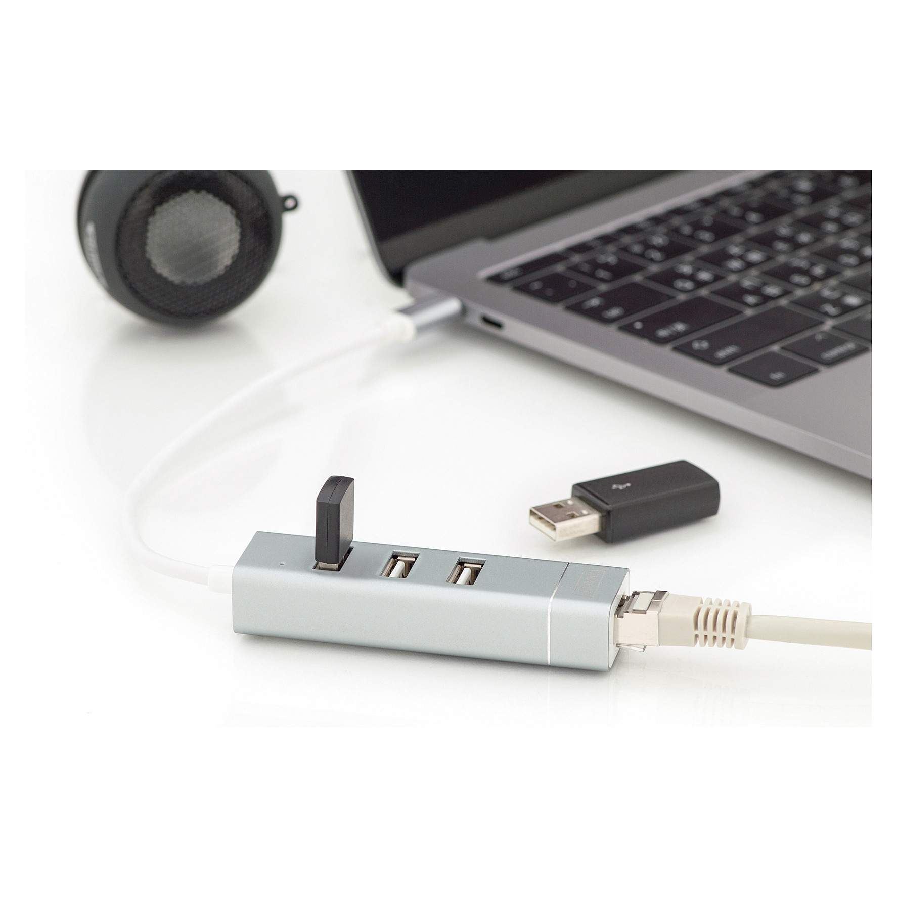 Hub Digitus USB-C / 4 Porte / Gigabit LAN thumbnail 4
