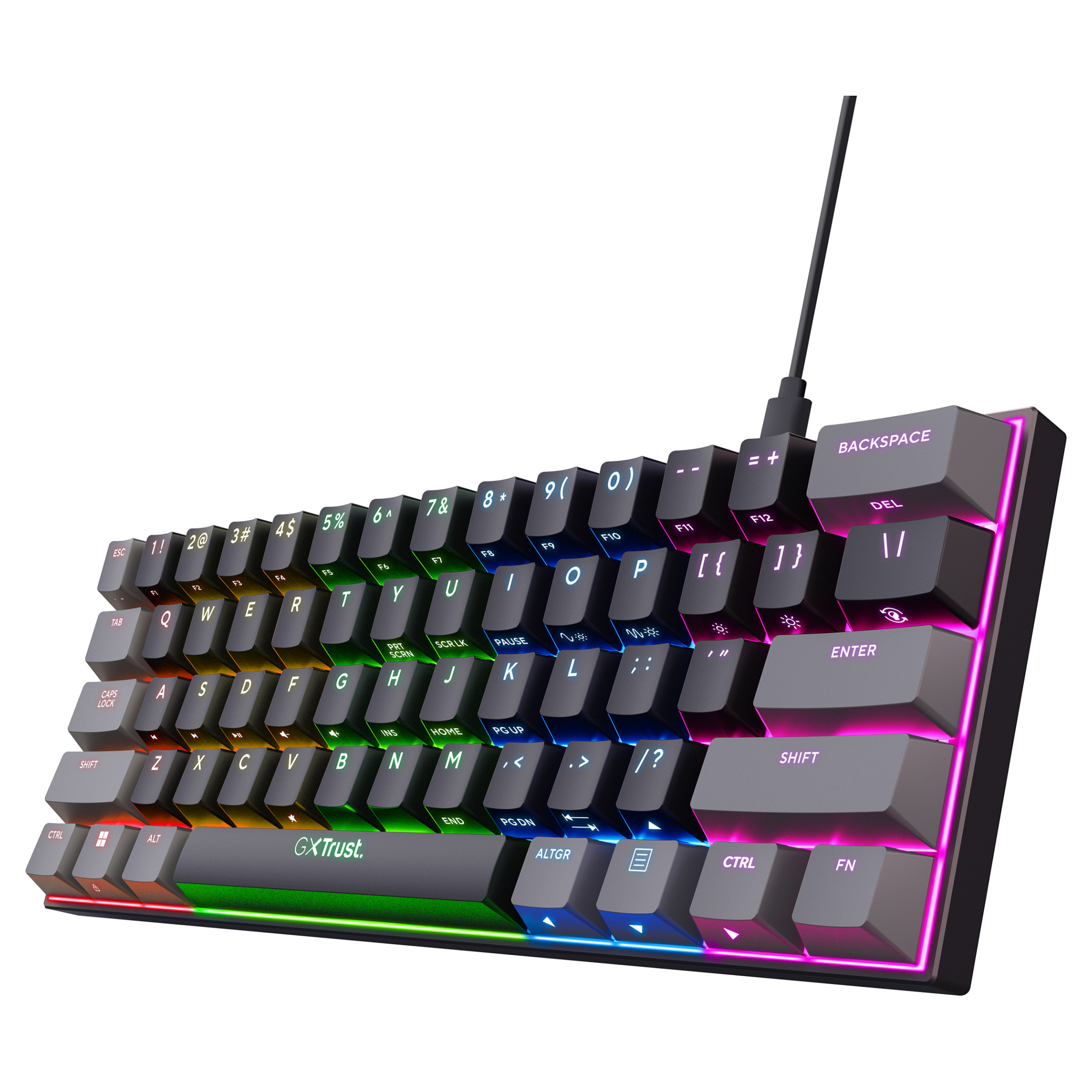 Tastierë Trust GXT 835 Azor Il, i zi 7