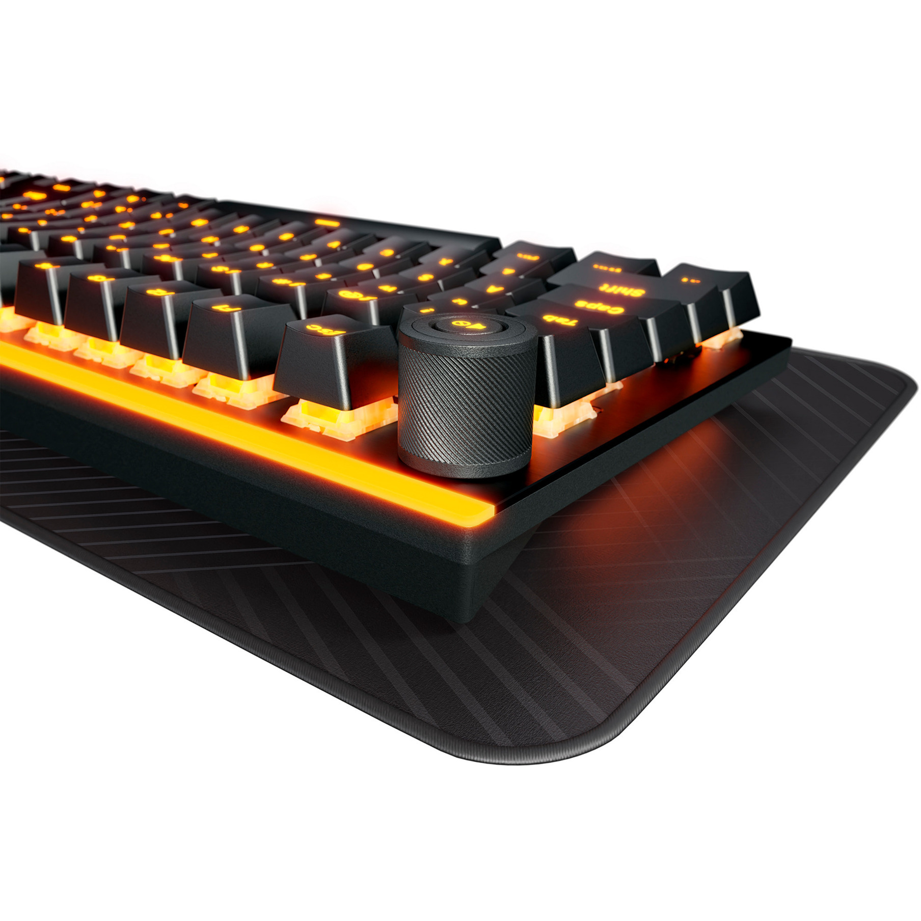 Tastierë Gaming Light Mount TKL / Wired / TKL / Mekanike / Silent V2 Orange / Hot-Swap / ARGB / USB-C - Zezë 6