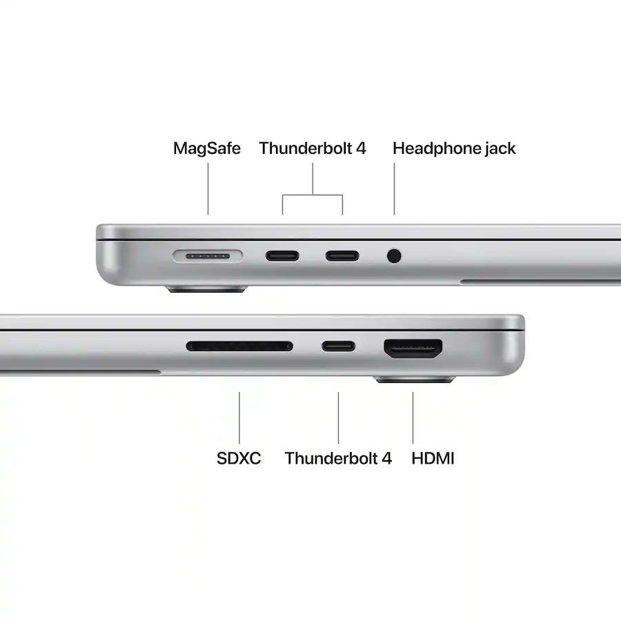 MacBook Pro M5 Pro 14.2" / 18 CPU / 20 GPU / 48GB / 2TB - Silver thumbnail 4