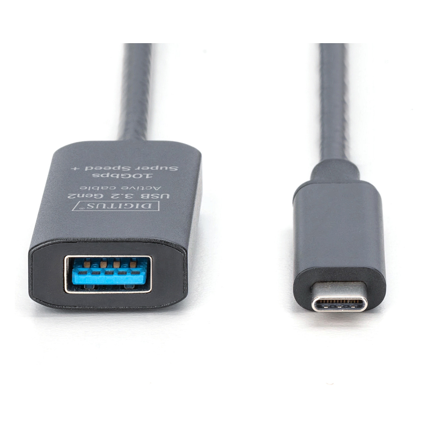 Kabllo USB DIGITUS USB-C to USB-A Extension Cable Plug/Socket 10G/ 5.0m thumbnail 2