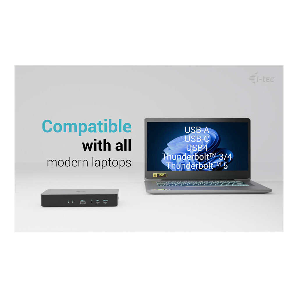 Docking Station I‑TEC Universal Intelligent Dual Display – Zezë thumbnail 3