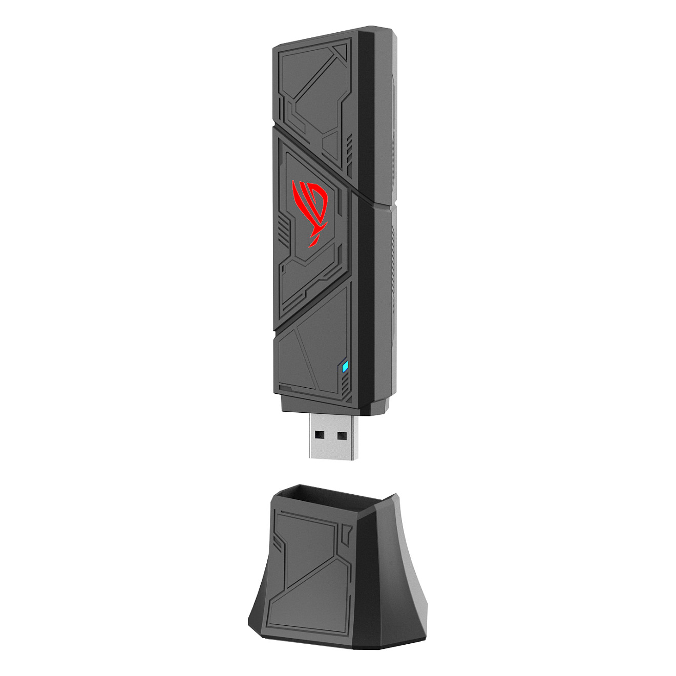 ASUS ROG USB-BE92 BE6500 Wi-Fi 7 Tri-Band USB Adapter – 6500Mbps, 2×2×2, 6GHz, MLO, USB Type-A/Type-C 6