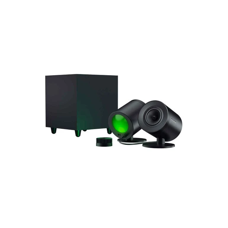 Altoparlantë Gaming Razer Nommo V2 X / 2.0 / Bluetooth 5.0 / USB-C / THX Spatial Audio / 75Hz–20kHz – Zezë