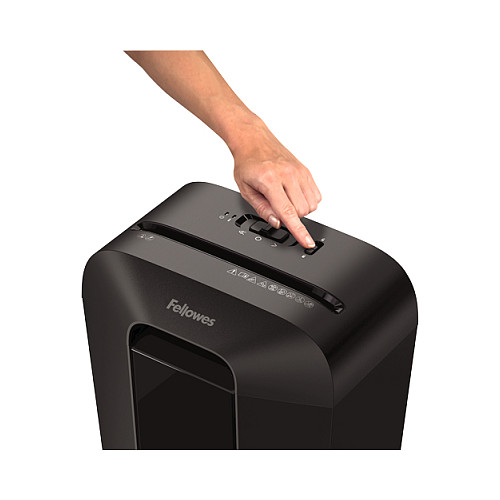 Shredder Fellowes Powershred LX70, 11 Fletë, Prerje Kryq P-4, Kosh 18 L – Zezë 5