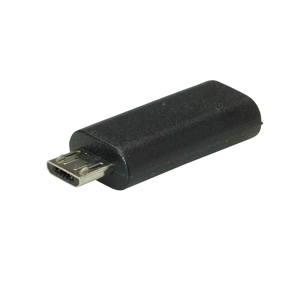 Adapter VALUE 12.99.3192 / Micro-USB B në USB-C - E zezë thumbnail 5