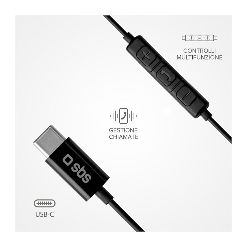 Kufje me kabllo SBS TEEARTYCK / USB-C / In-Ear / Stereo - Zezë 3