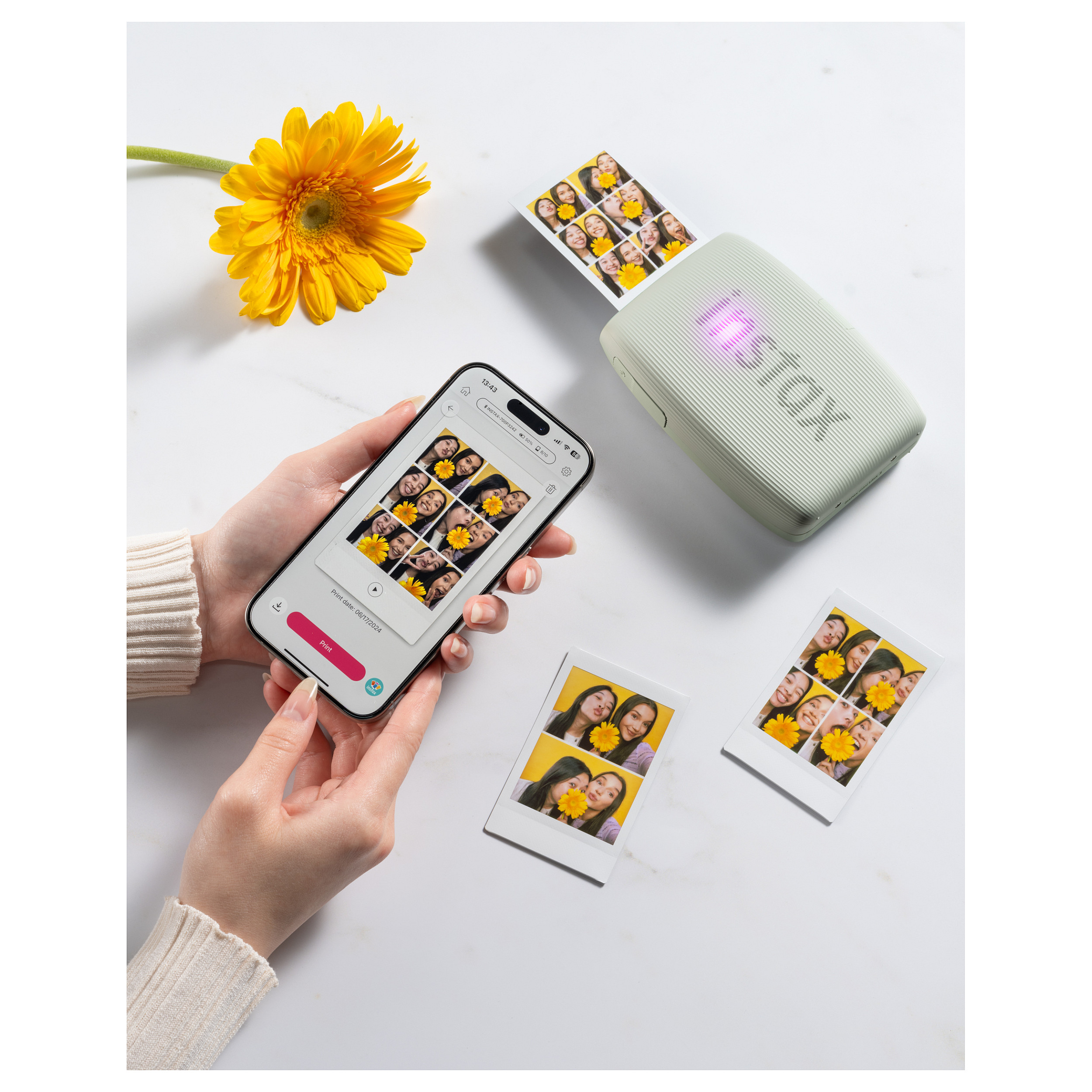 Printer për foto Fujifilm Instax Mini Link3 - Gjelbër 8