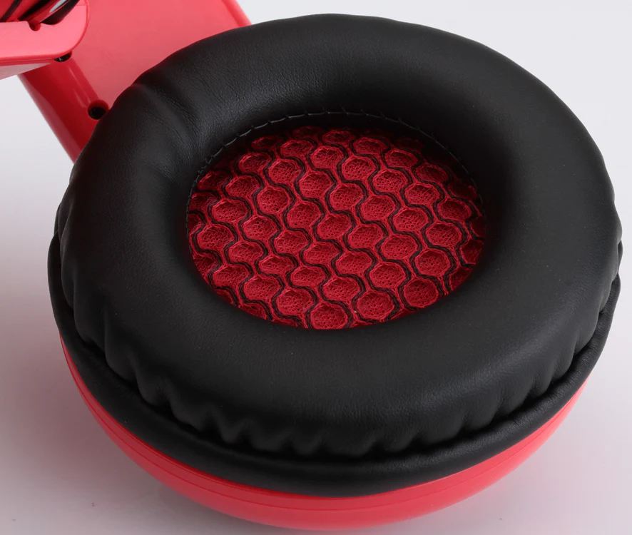 Kufje Gaming YORO Stereo F05 / 115db / Over-Ear / E zezë dhe E kuqe 4