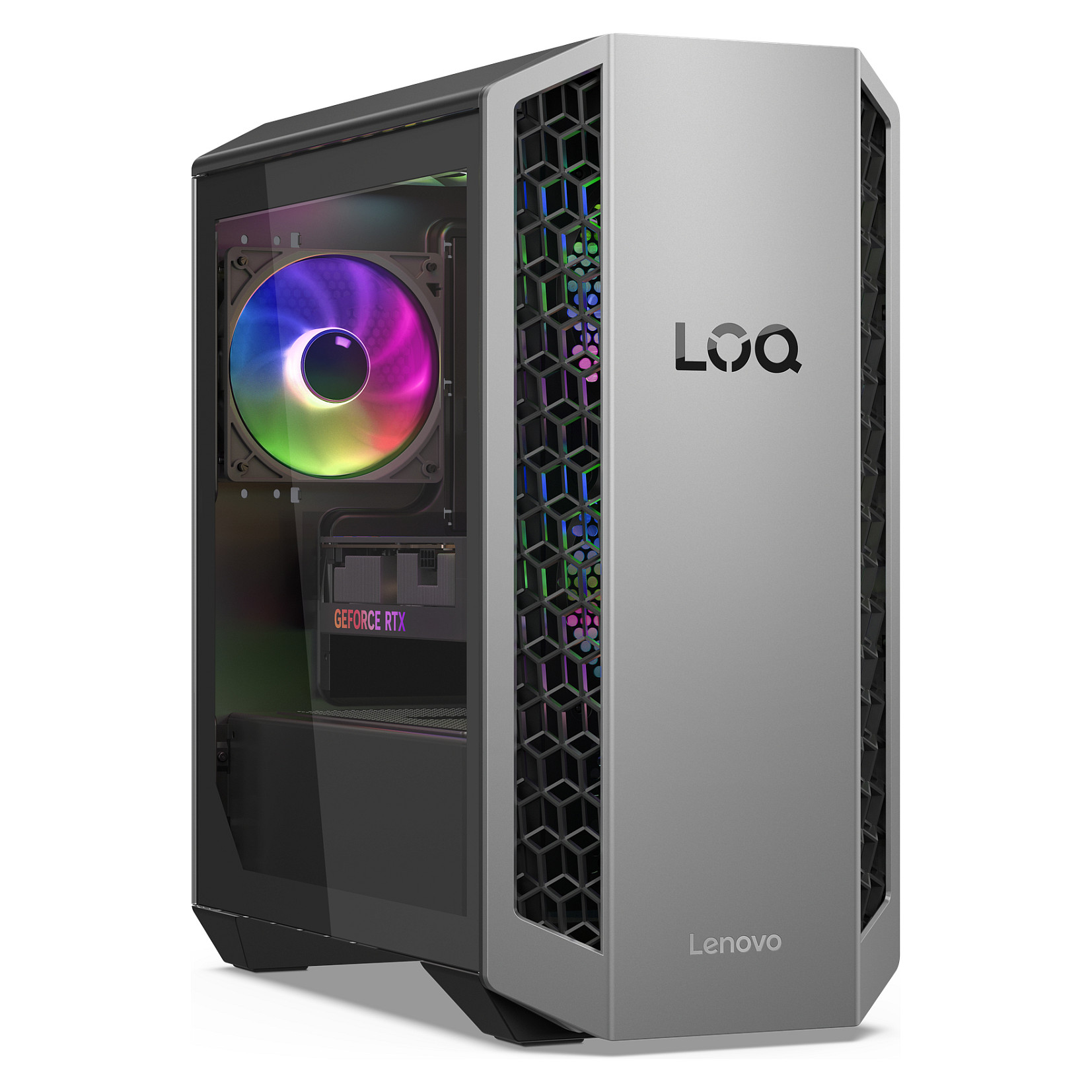 Kompjuter Gaming Lenovo LOQ Tower 26ADR10, Ryzen 7 8745HX, 32GB DDR5, 1TB, RTX 5070 12GB - Hiri/Zezë