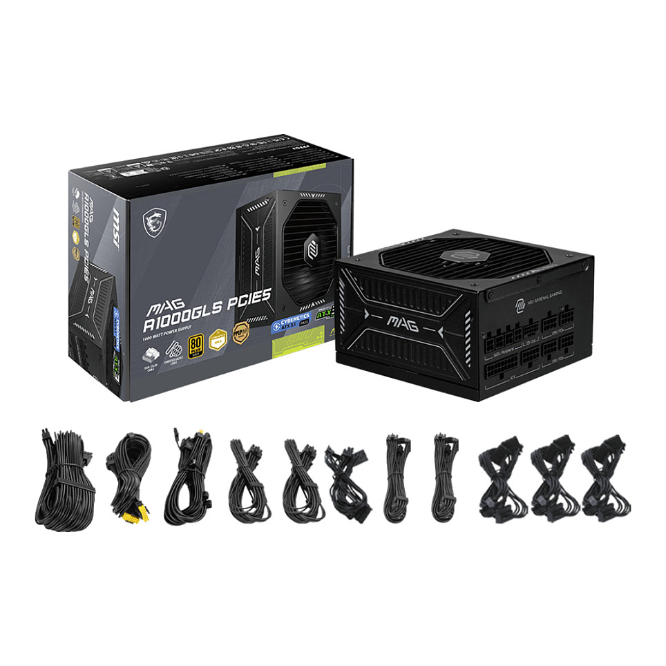 Furnizues Energjie MSI MAG A1000GLS PCIe5 / 1000W / 80 PLUS Gold / ATX thumbnail 4