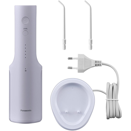 Pajisje për pastrimin e dhëmbëve Panasonic EW-DJ26-A303 / 5 Nivele Presioni / 200 ml / Li-Ion / IPX7 / Wireless Charging / 2 Gryka - Bardhë 2